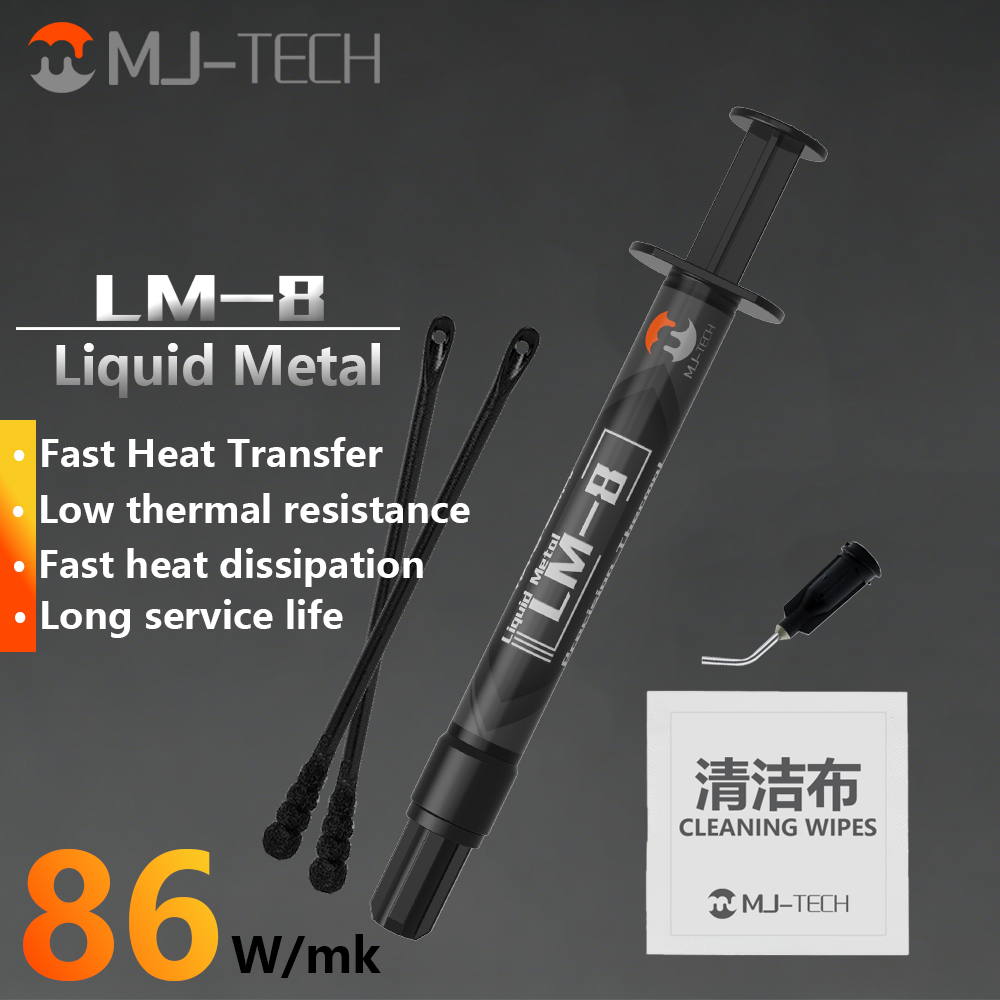 Thermal Paste - معجون حراري معدني سائل MJ-TECH LM-8