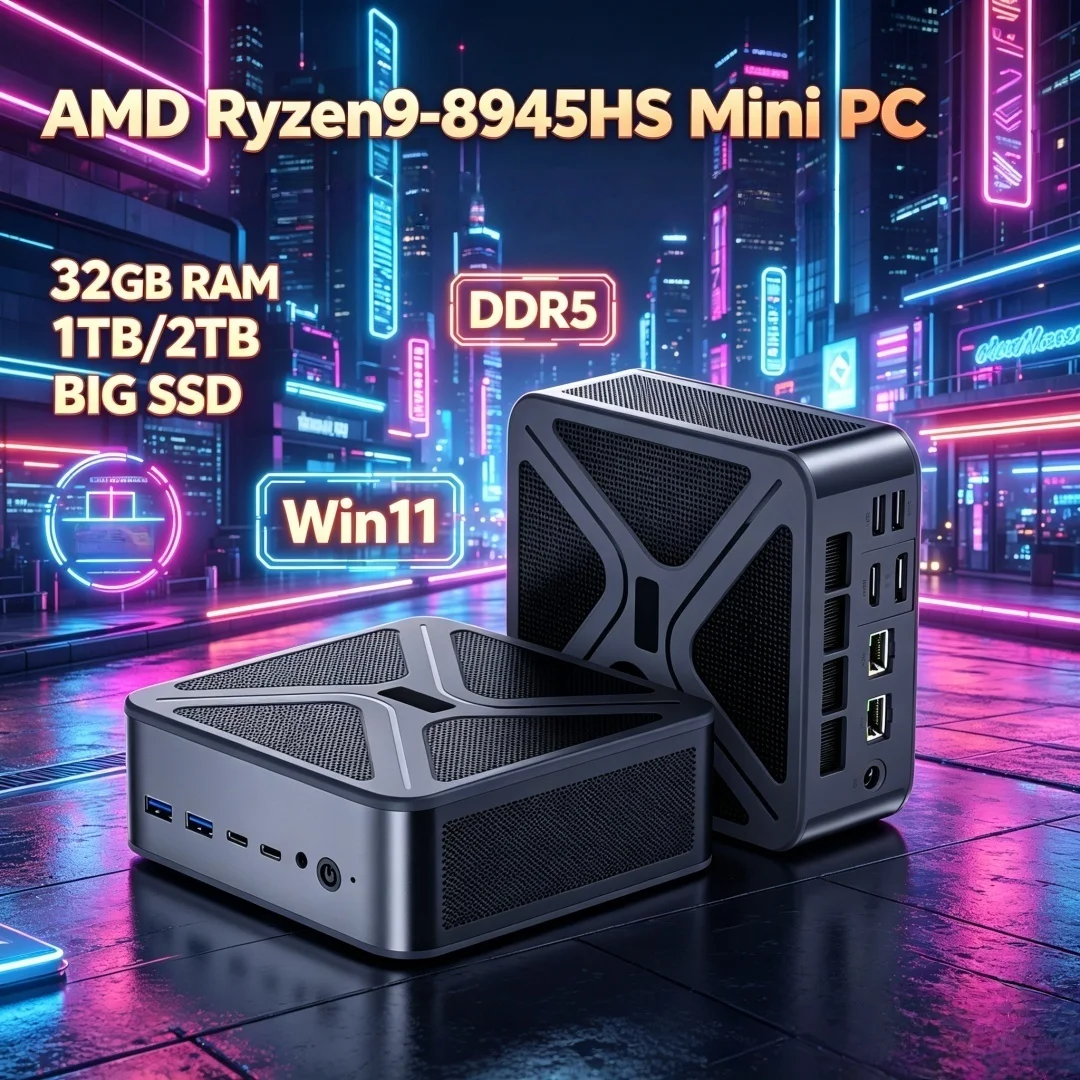 Pc Gaming Ddr5 - كمبيوتر مكتبي صغير للألعاب عالي السرعة