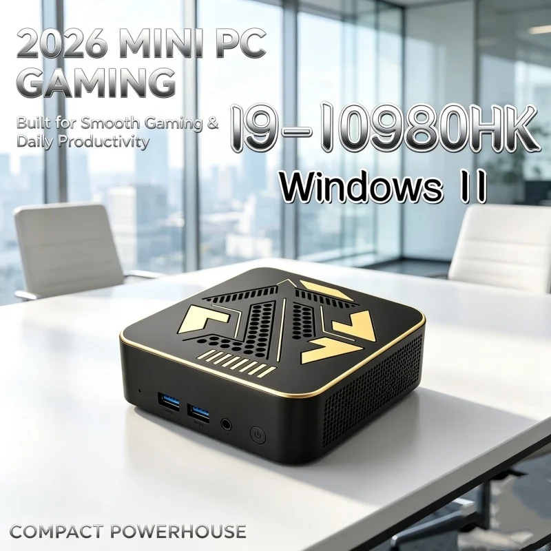 Pc Gaming Editing - كمبيوتر مصغر 2026 بمعالج Intel Core