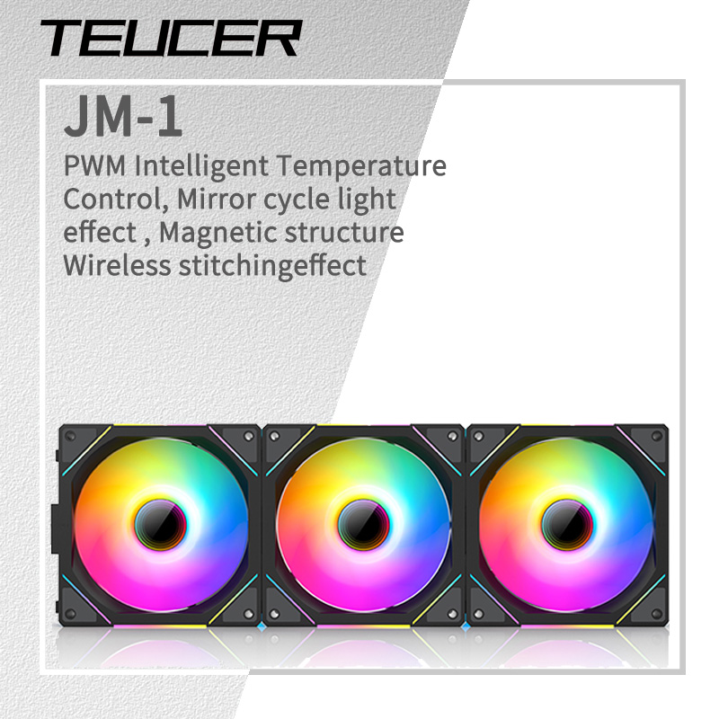Pc Gaming Liquid Cooling - TEUCER JM-1 PC مروحة تبريد ARGB