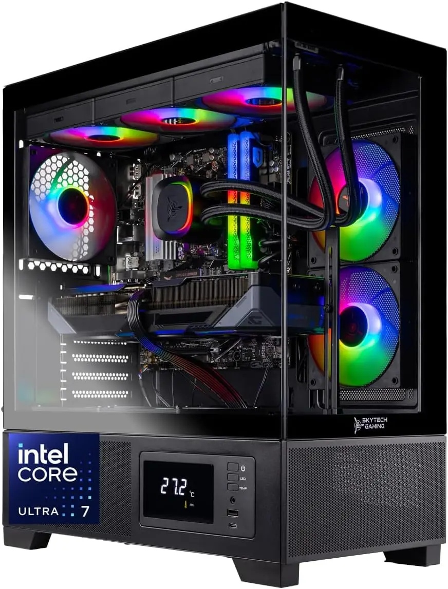 كمبيوتر سطح المكتب سكايتك جيمن - مراجعة Pc Gaming Usa وسعره
