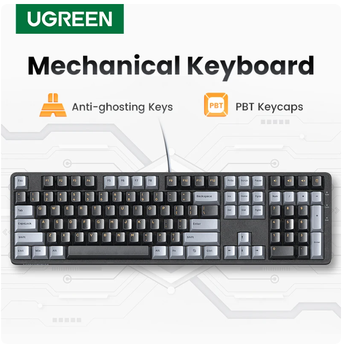 لوحة مفاتيح UGREEN لوحة مفاتيح - مراجعة Mechanical Keyboard وسعره