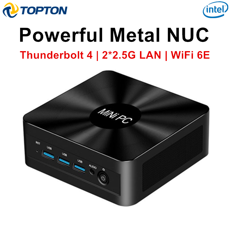 Topton Metal Nuc كمبيوتر صغير  - مراجعة Pc Gaming Ddr5 وسعره
