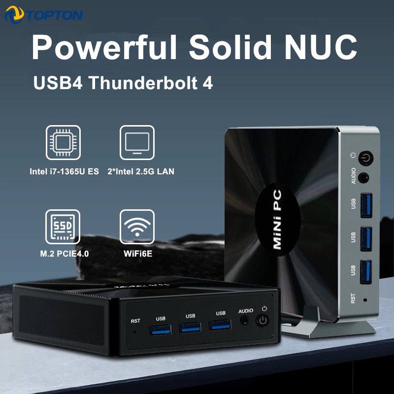 Topton Metal Nuc كمبيوتر صغير  - مراجعة Pc Gaming Ddr5 وسعره