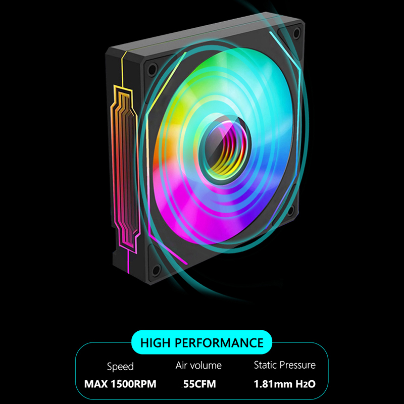 JUMPEAK MS120 120 مللي متر مرو - مراجعة Pc Gaming Liquid Cooling وسعره