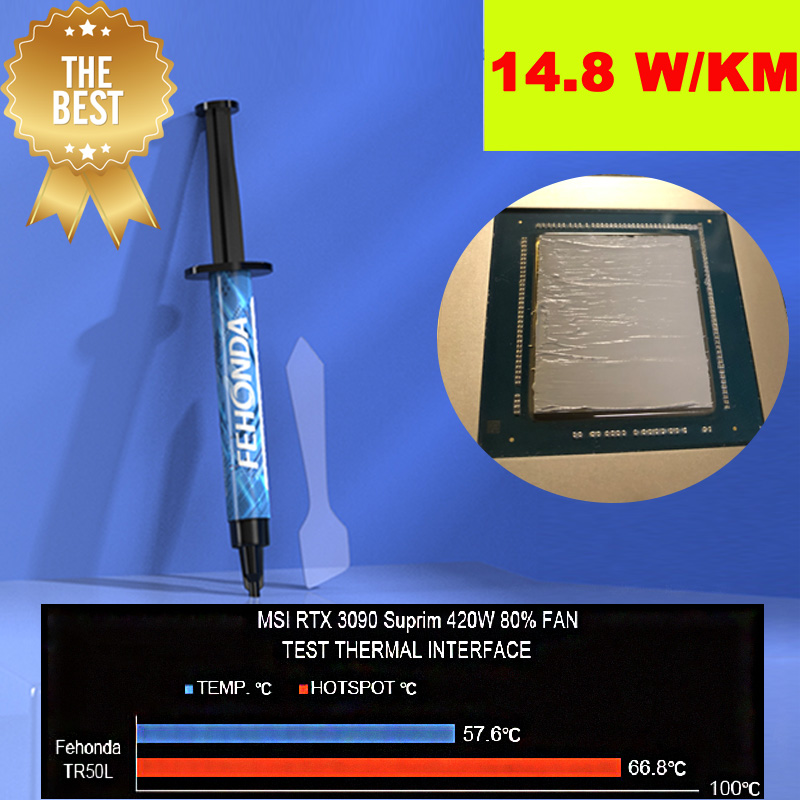 حار بيع 14.8 واط/Mk 4 جرام 8 ج - مراجعة Thermal Paste وسعره