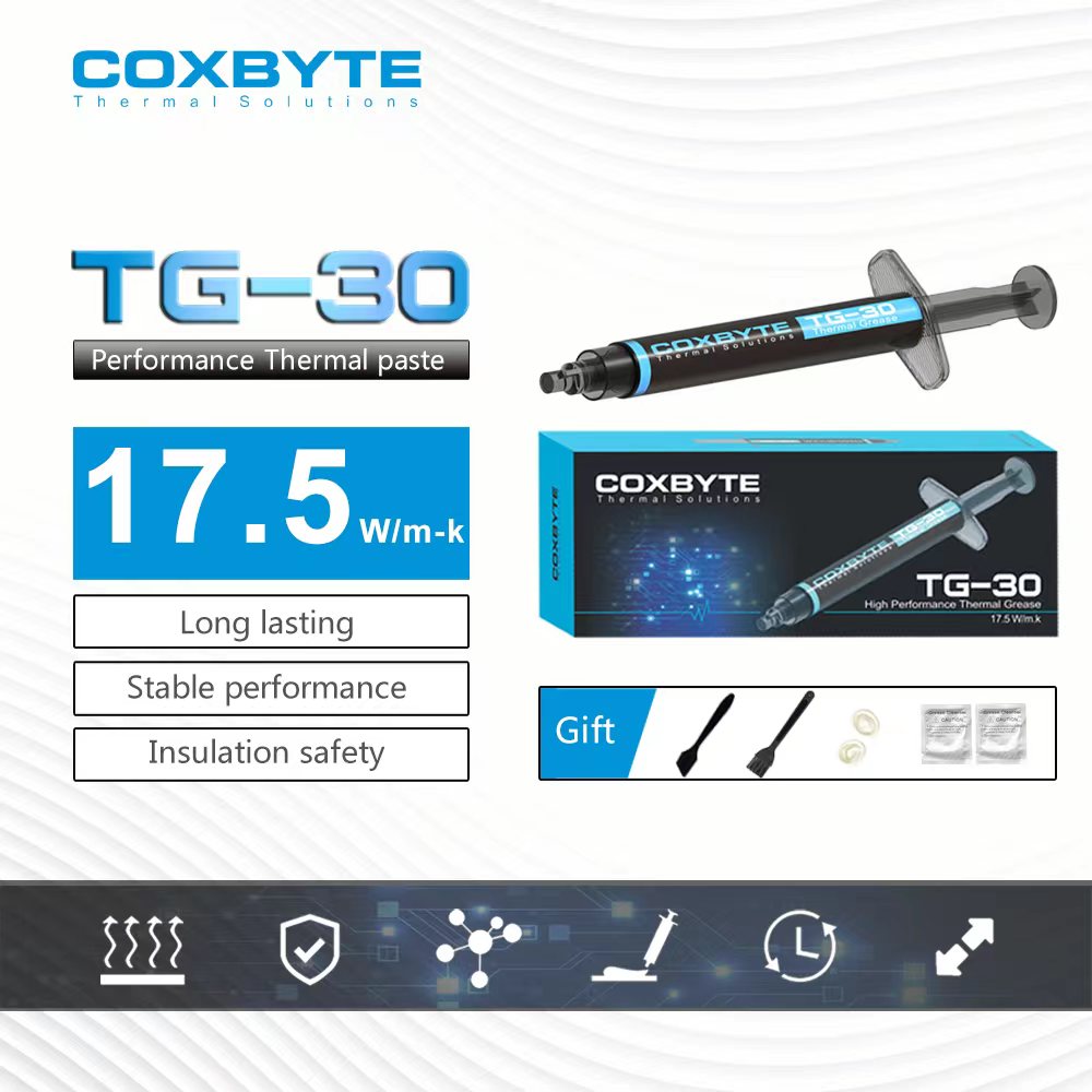 Coxbyte 17.5 واط/mk معجون حرار - مراجعة Thermal Paste وسعره