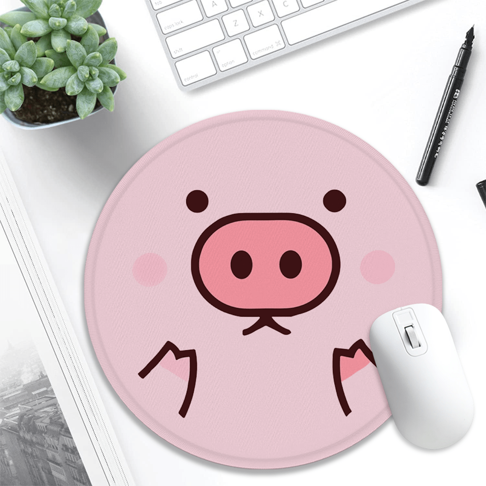 لوحة ماوس صغيرة بتصميم وجه خنز - مراجعة Pc Gaming Pink وسعره