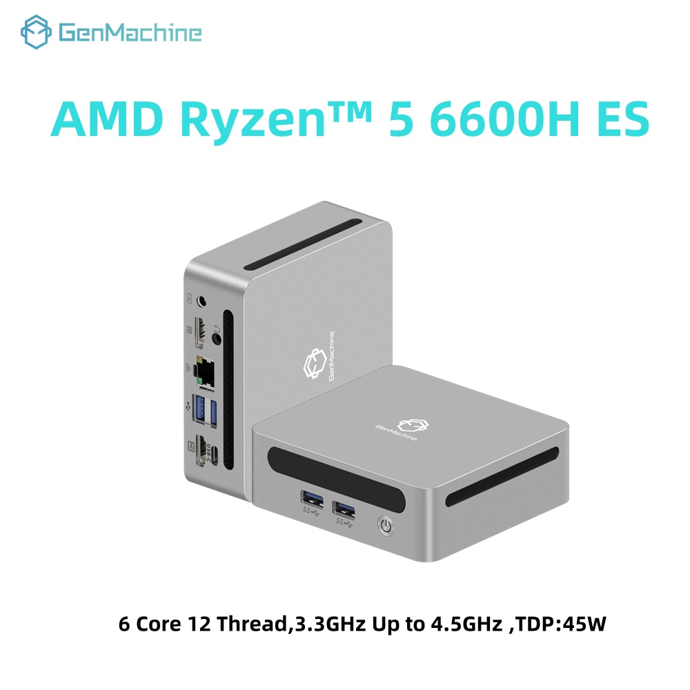 GenMachine AMD Ryzen 5 6600H E - مراجعة Pc Gaming Ddr5 وسعره