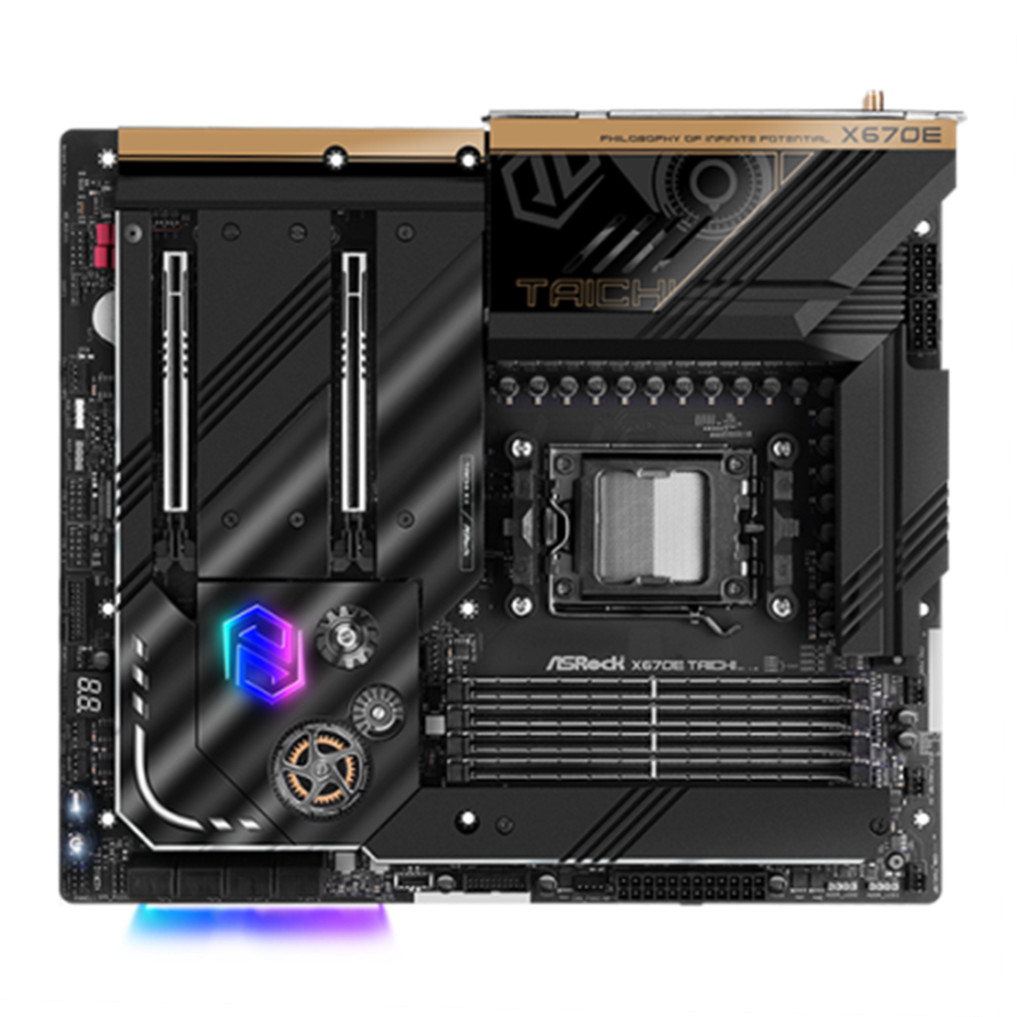 ASRock X670E Taichi اللوحة الأ - مراجعة Pc Gaming Ddr5 وسعره