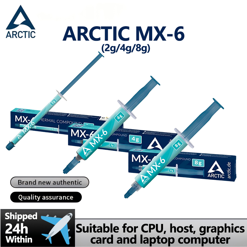 ARCTIC MX-6 (2g/4g/8g) معجون ح - مراجعة Thermal Paste وسعره