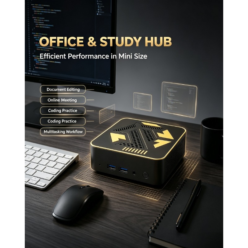 كمبيوتر مصغر 2026 بمعالج Intel - مراجعة Pc Gaming Editing وسعره