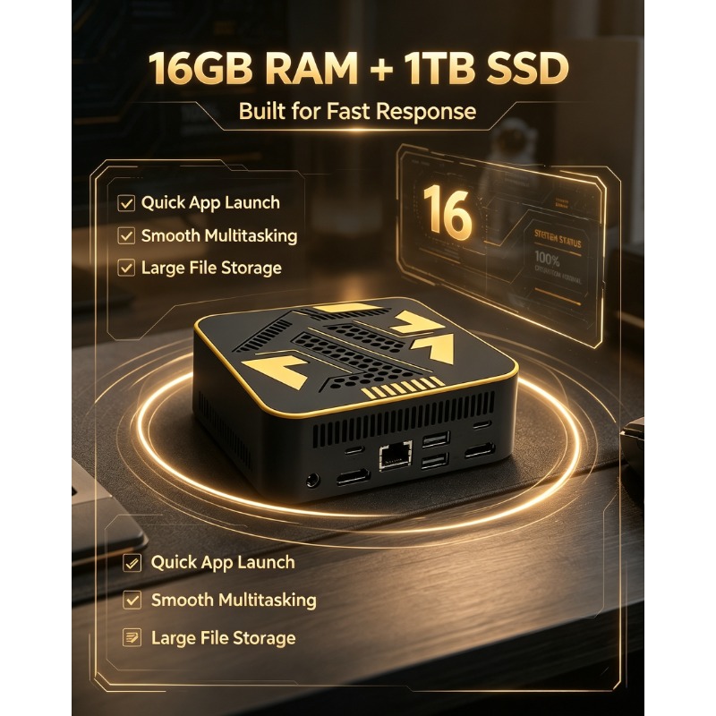 كمبيوتر مصغر 2026 بمعالج Intel - مراجعة Pc Gaming Editing وسعره