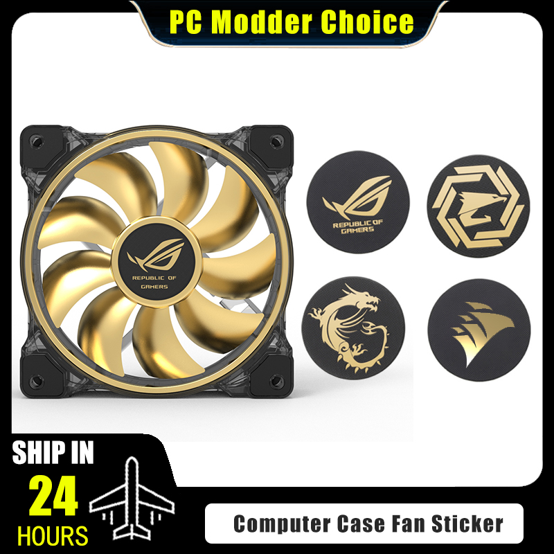 ملصق شعار مروحة حالة الكمبيوتر - مراجعة Gaming Pc Equipment وسعره