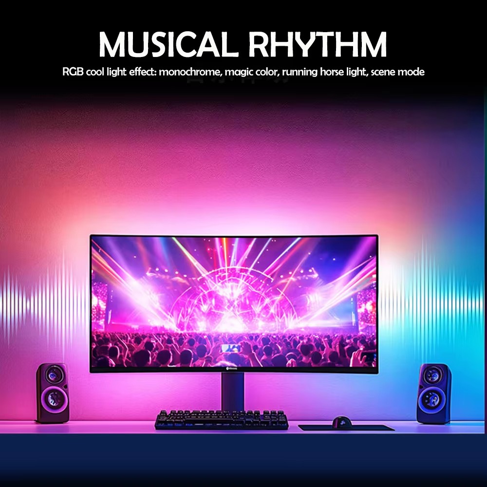 شريط إضاءة RGB للألعاب، إضاءة  - مراجعة Pc Gaming Usa وسعره