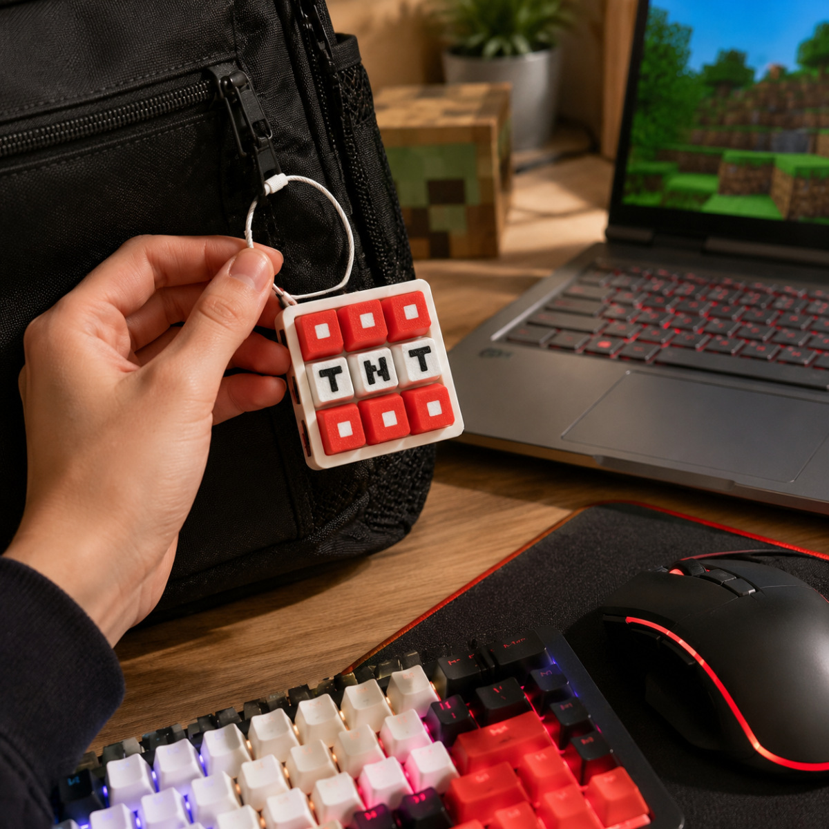 سلسلة مفاتيح ثلاثية الأبعاد جد - مراجعة Mechanical Keyboard وسعره