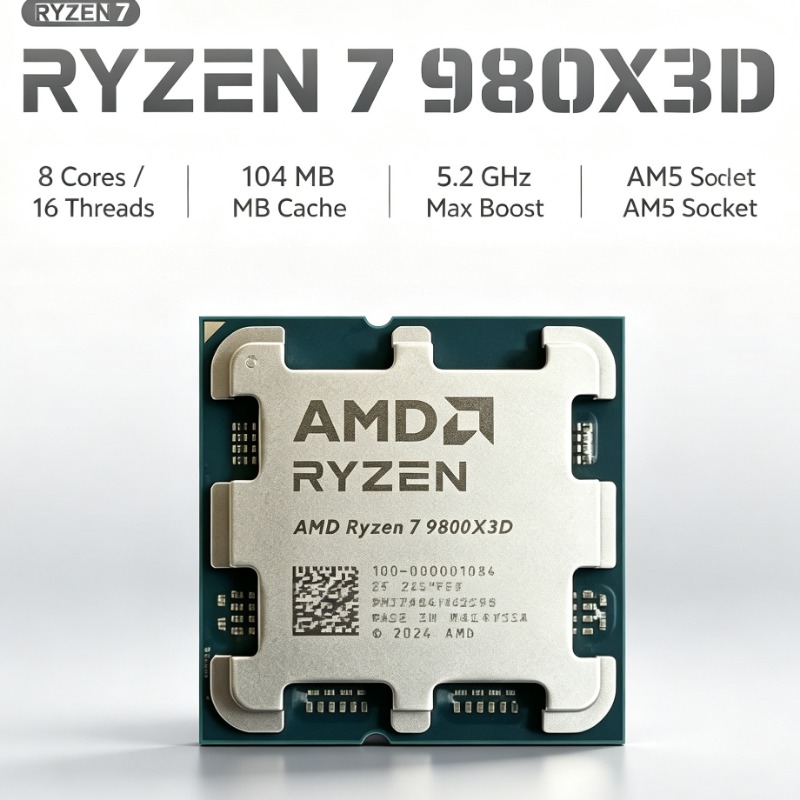 معالج AMD Ryzen 7 9800X3D للكم - مراجعة Pc Gaming Ddr5 وسعره