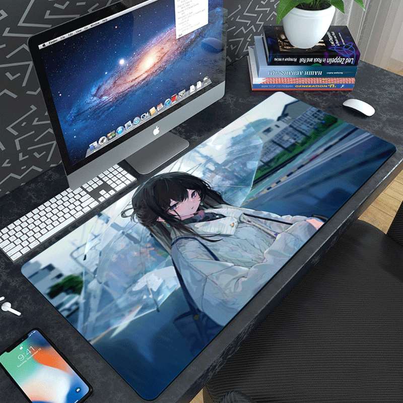 لوحة ماوس للألعاب بتصميم فتاة  - مراجعة Pc Gaming Umbrella وسعره