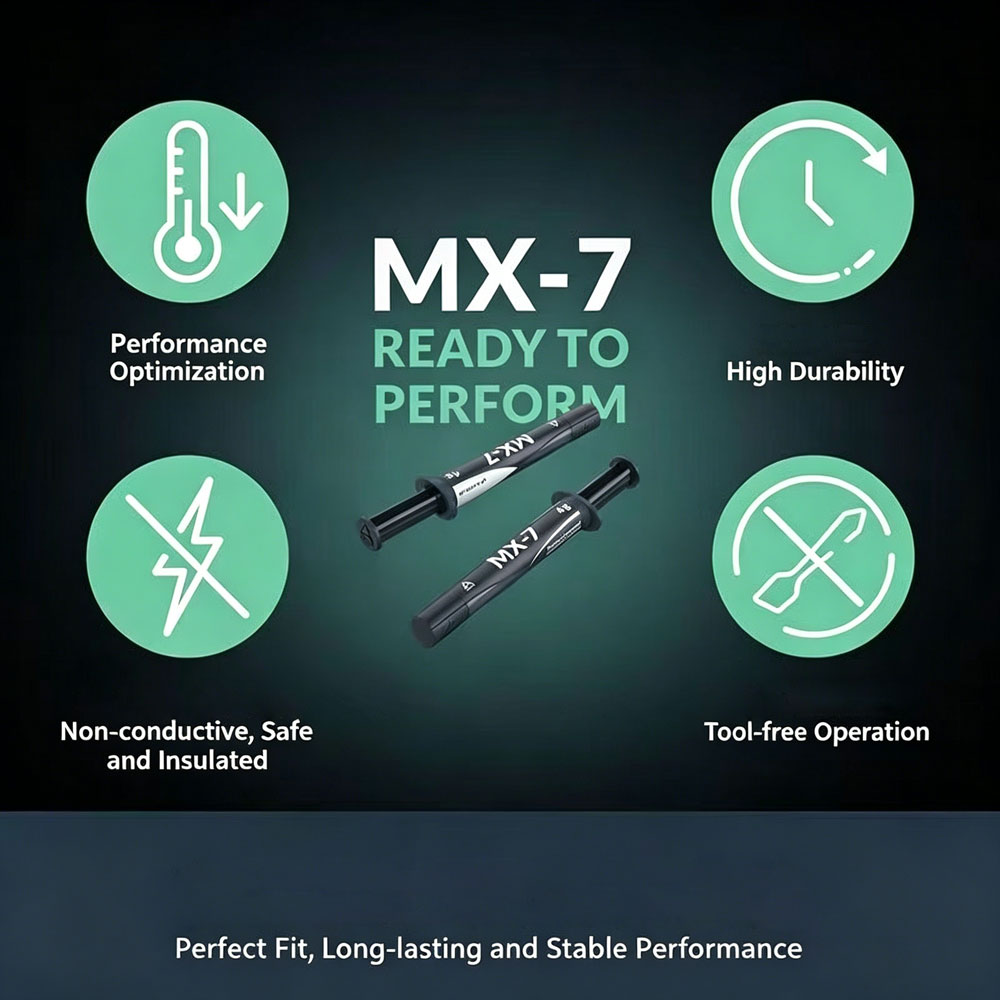 معجون حراري ARCTIC MX-7 4G 8G  - مراجعة Thermal Paste وسعره