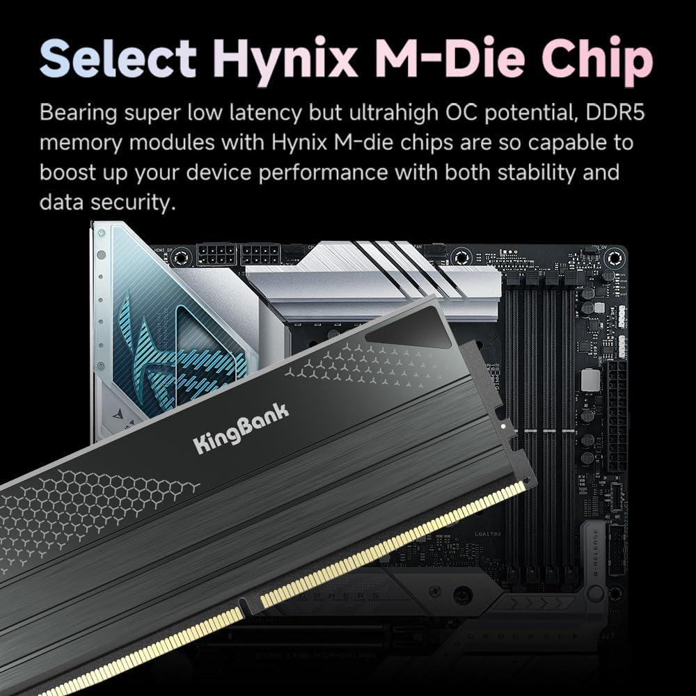 ذاكرة كينج بانك DDR5 KFXB سعة  - مراجعة Pc Gaming Ddr5 وسعره