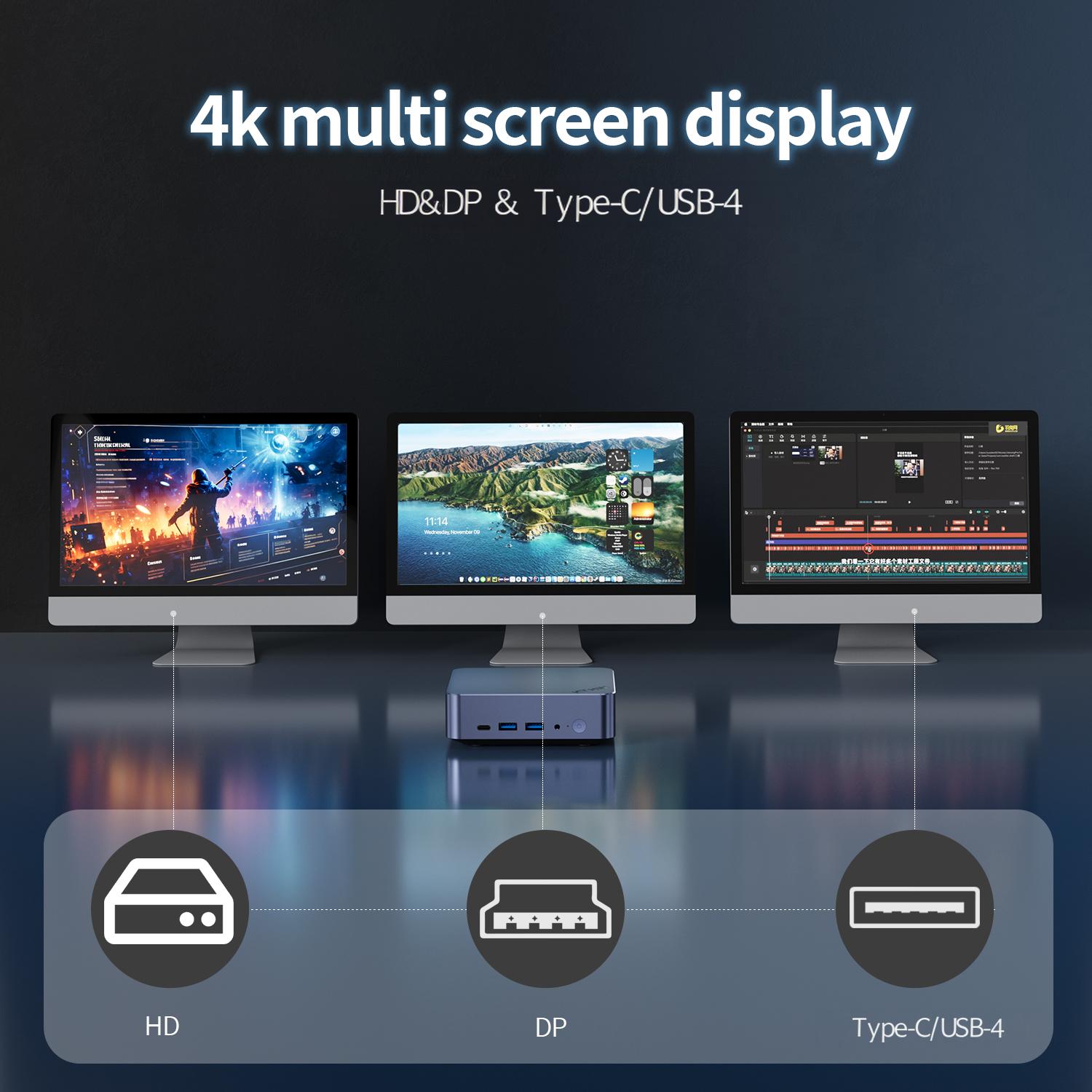 كمبيوتر مصغر i5-1340P مع واي ف - مراجعة Pc Gaming Ddr5 وسعره