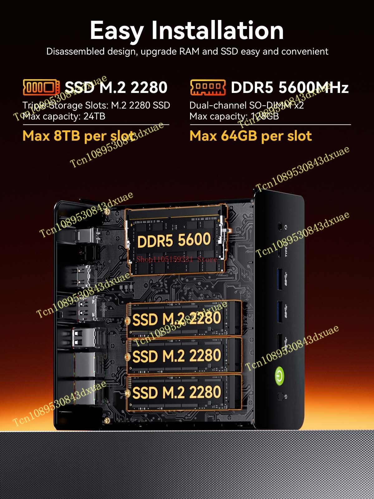 كمبيوتر مصغر GMKtec NcuBox K12 - مراجعة Pc Gaming Ddr5 وسعره