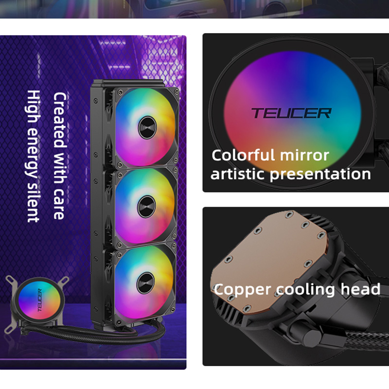 TEUCER AF-120 مبرد مياه 12 سنت - مراجعة Pc Gaming Liquid Cooling وسعره