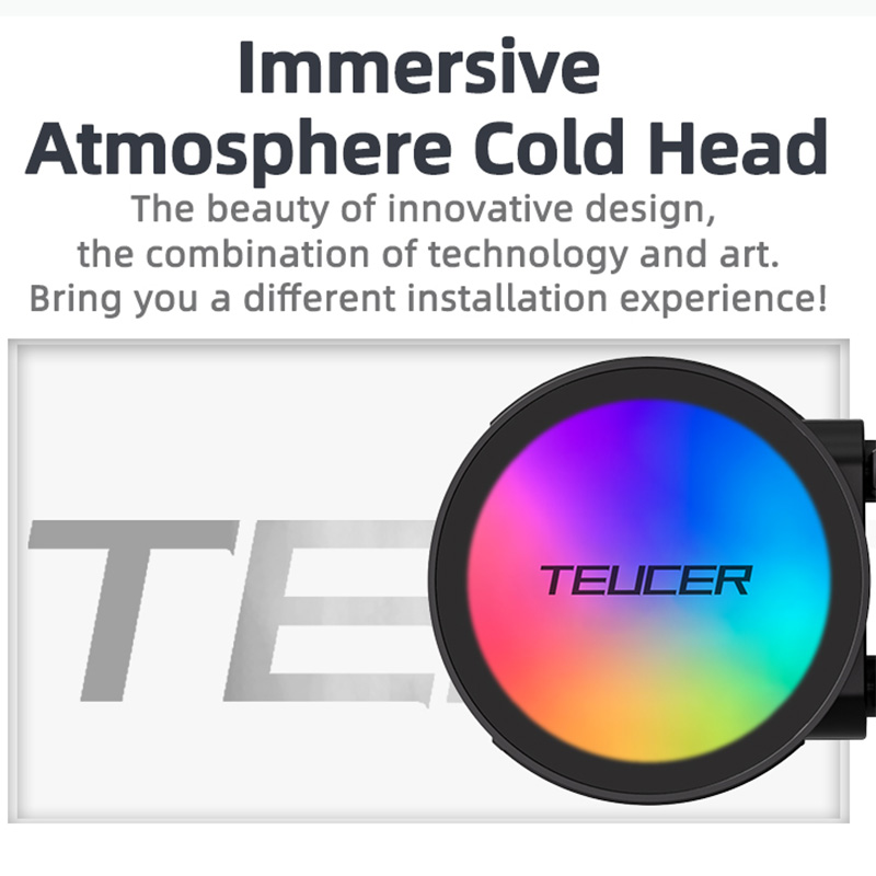 TEUCER AF-120 مبرد مياه 12 سنت - مراجعة Pc Gaming Liquid Cooling وسعره