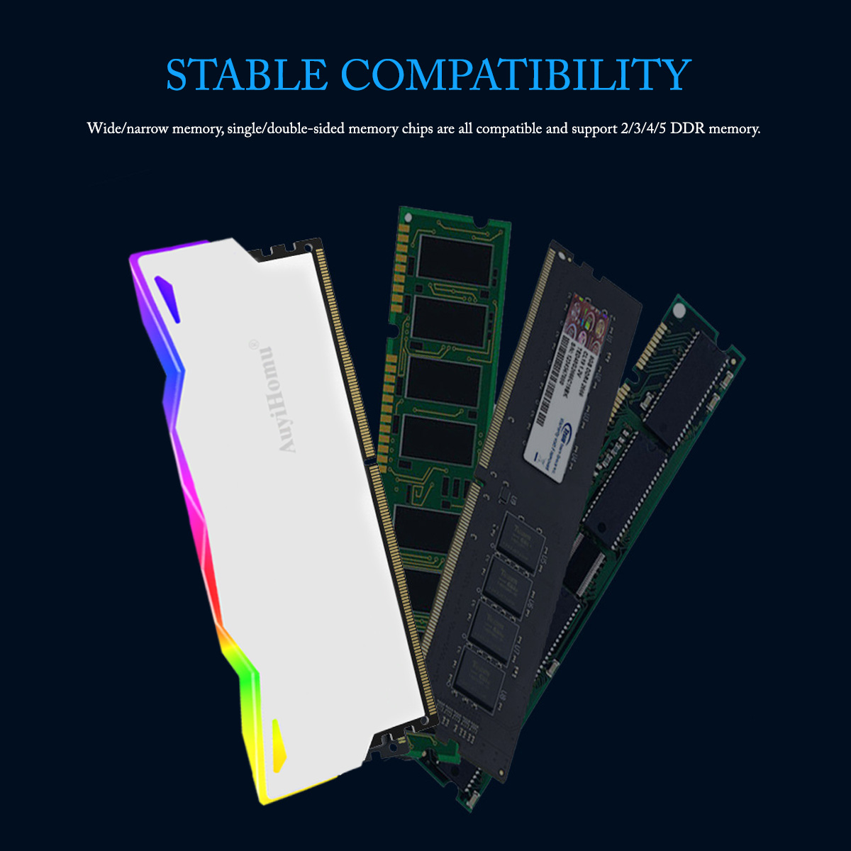 مشتت حراري RGB من AuyiHomu، مب - مراجعة Pc Gaming Ddr5 وسعره
